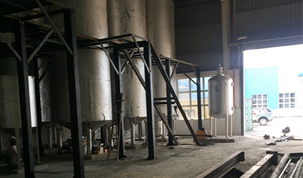 crude fish oil refinery plant